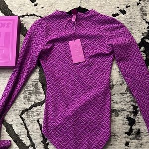 Fendi Skims mock neck body suit